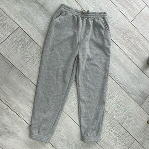 Grey jogger sweat pants